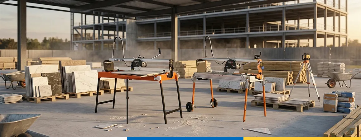 How to Cut and Install Large Format Tiles on UAE Fit-Out Projects: The Complete Equipment Guide